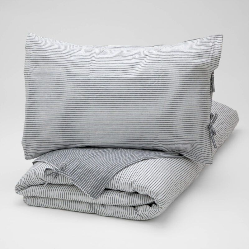 DUVET COVER AND PILLOWCASES TWIN SIZE SET