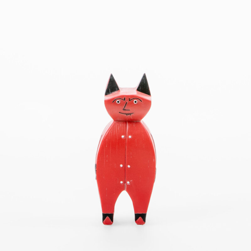 RED DECORATIVE FIGURE