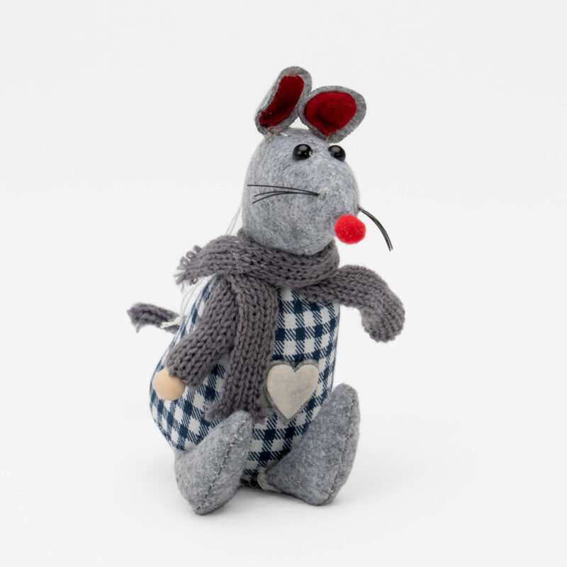 MOUSE CHRISTMAS HANGING DECORATION