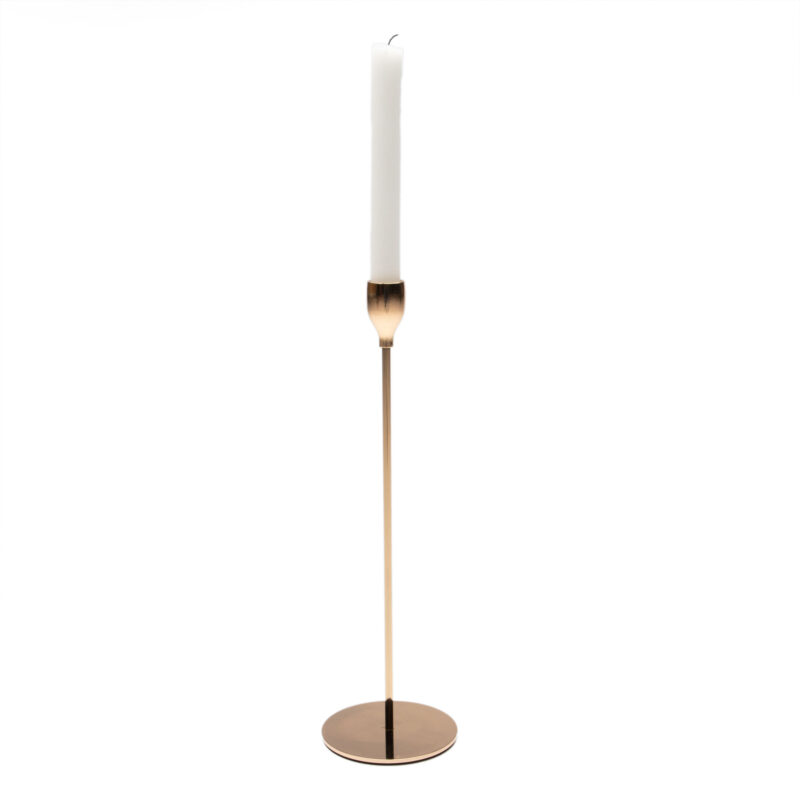 GOLDEN METAL CANDLE HOLDER - Image 2