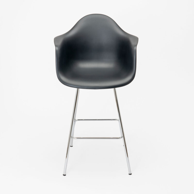 PP SEAT WITH CHROME METAL LEGS BAR STOOL - Image 4