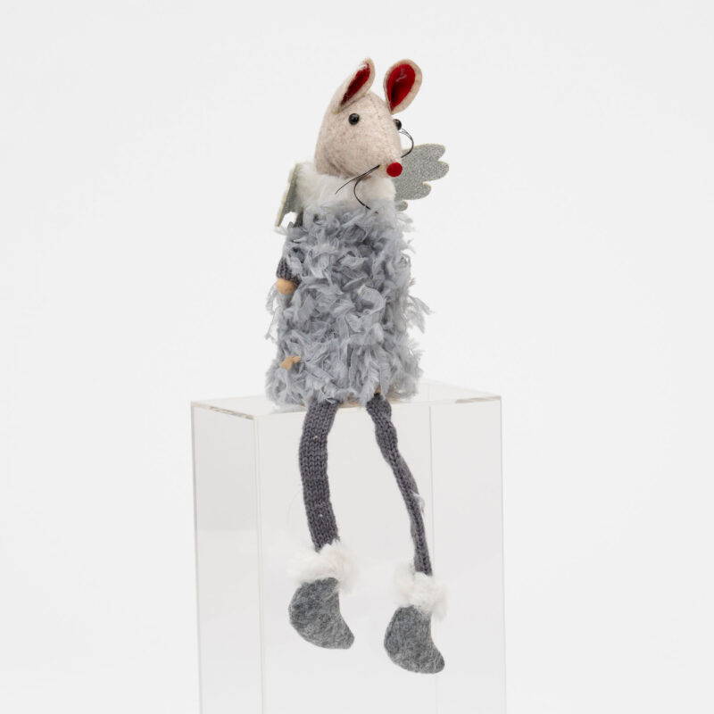 LONG-LEGGED MOUSE CHRISTMAS DECORATION