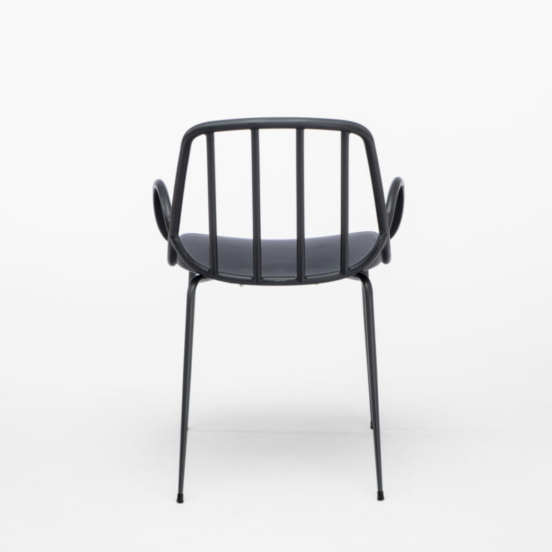 PP ARMCHAIR WITH METAL LEGS - Image 3