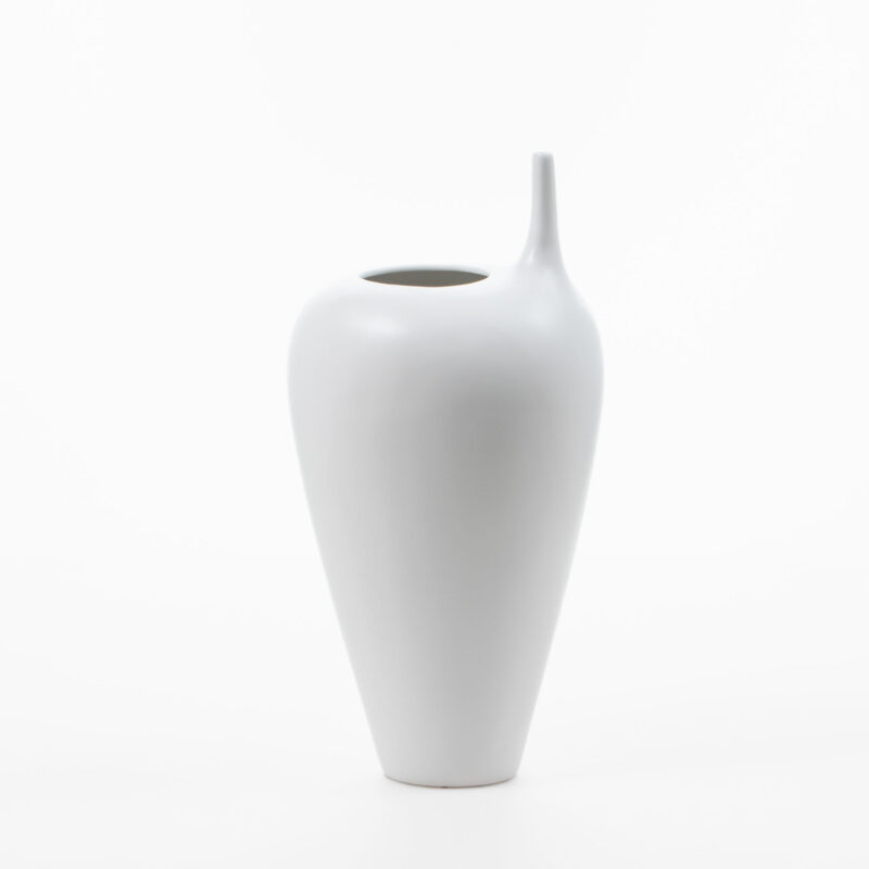 WHITE CERAMIC VASE