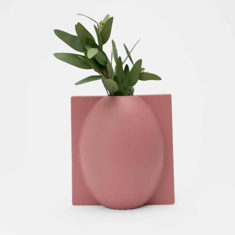 PINK CERAMIC DECORATIVE VASE - Image 2
