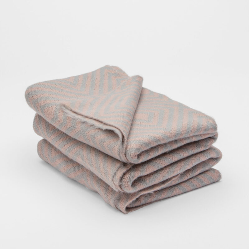 GRAY THROW BLANKET
