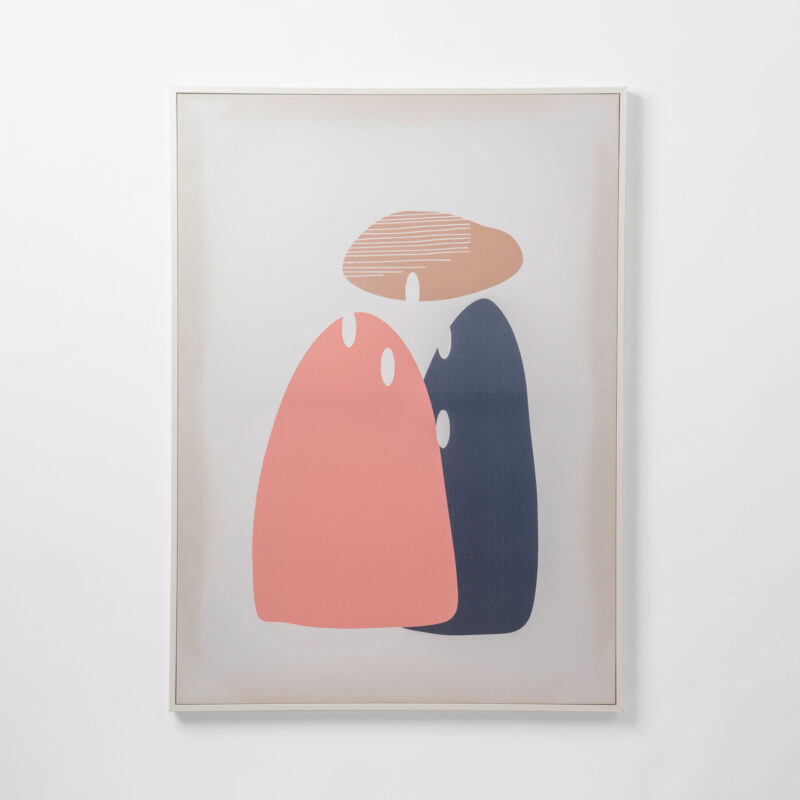 ABSTRACT FRAMED CANVAS