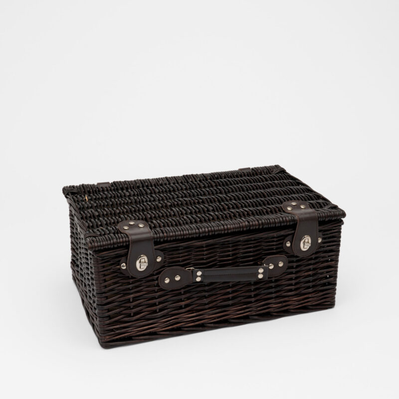 FOUR PEOPLE BAMBOO PICNIC BASKET - Image 3