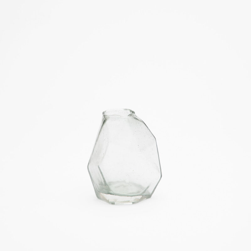 GRAY GLASS VASE