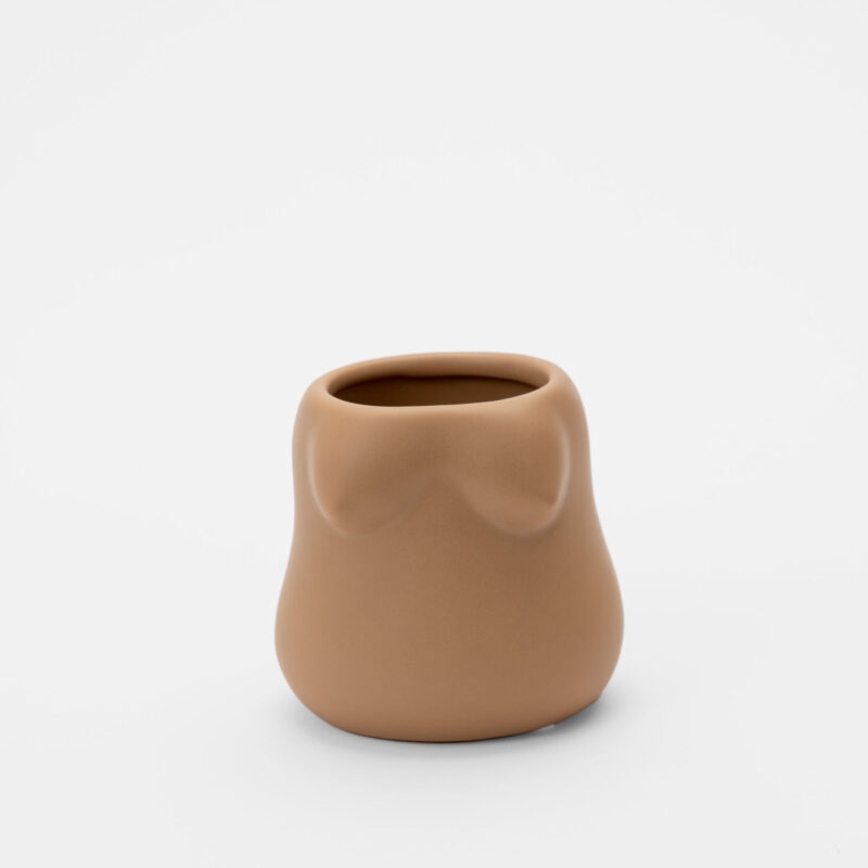 PINK FEMALE BODY CERAMIC VASE