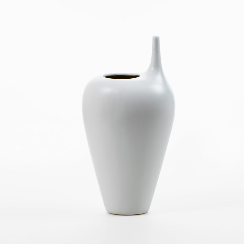 WHITE CERAMIC VASE