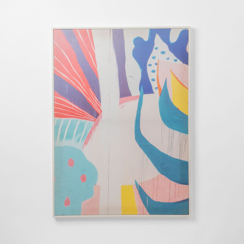 ABSTRACT ART FRAMED CANVAS