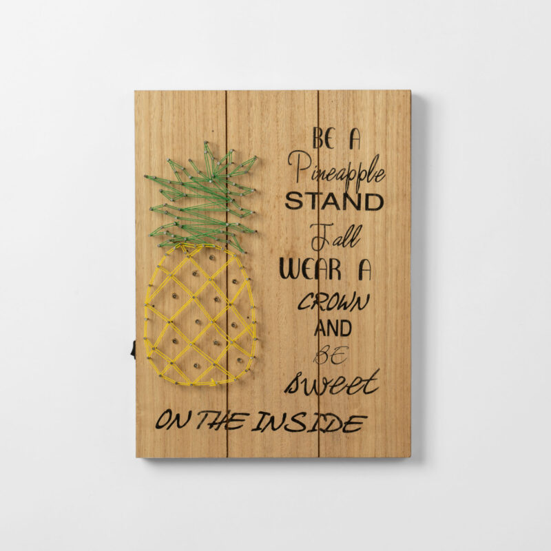 PINEAPPLE STRING ART WOODEN FRAME