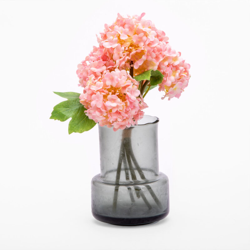 SMOKE GRAY GLASS VASE - Image 2