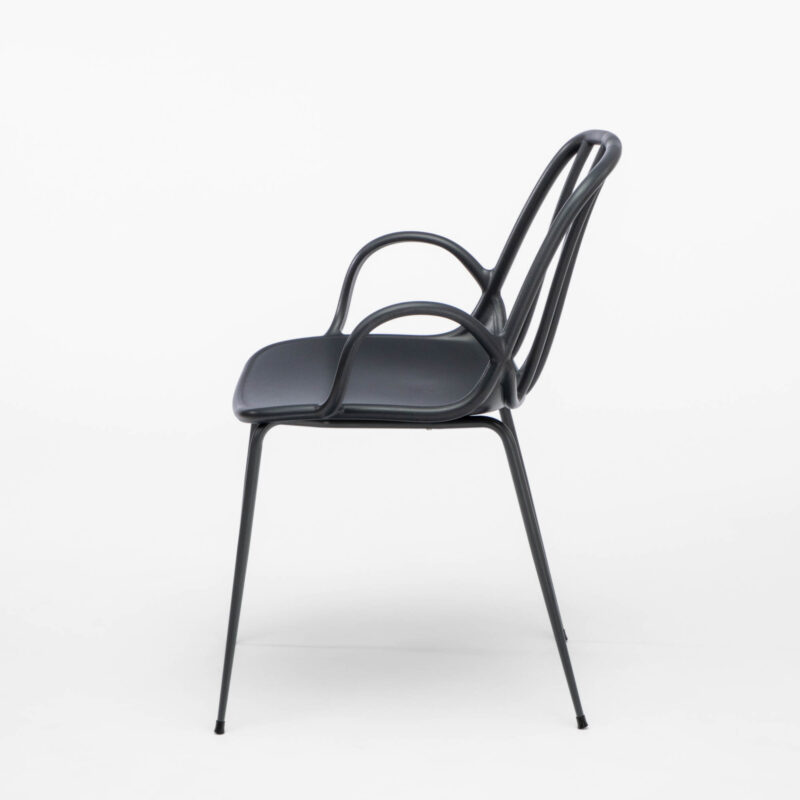PP ARMCHAIR WITH METAL LEGS - Image 4