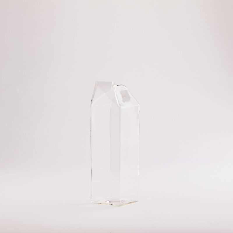 GLASS MILK CARTON 1000ml PITCHER