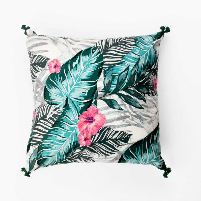 TROPICAL SQUARE DECORATIVE CUSHION