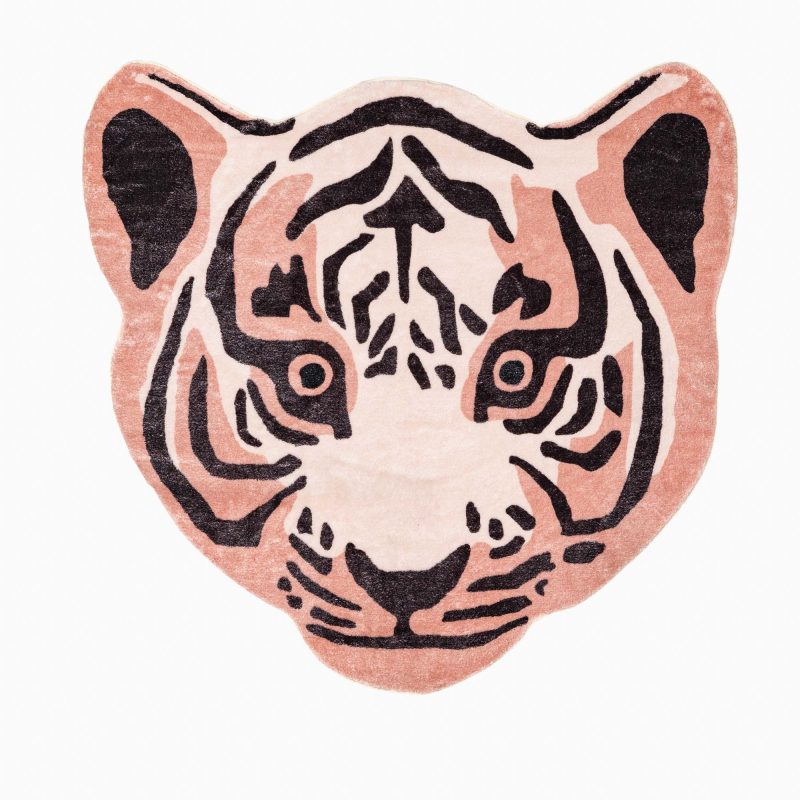 TIGER FACE ACCENT RUG