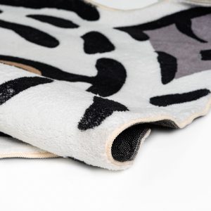 WHITE TIGER FACE ACCENT RUG - Image 2