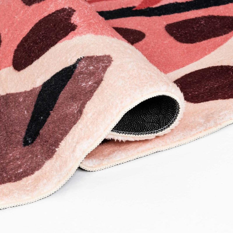 PINK LEOPARD FACE ACCENT RUG - Image 2