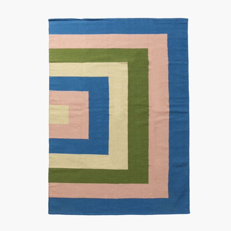 MULTICOLOR COTTON AREA RUG