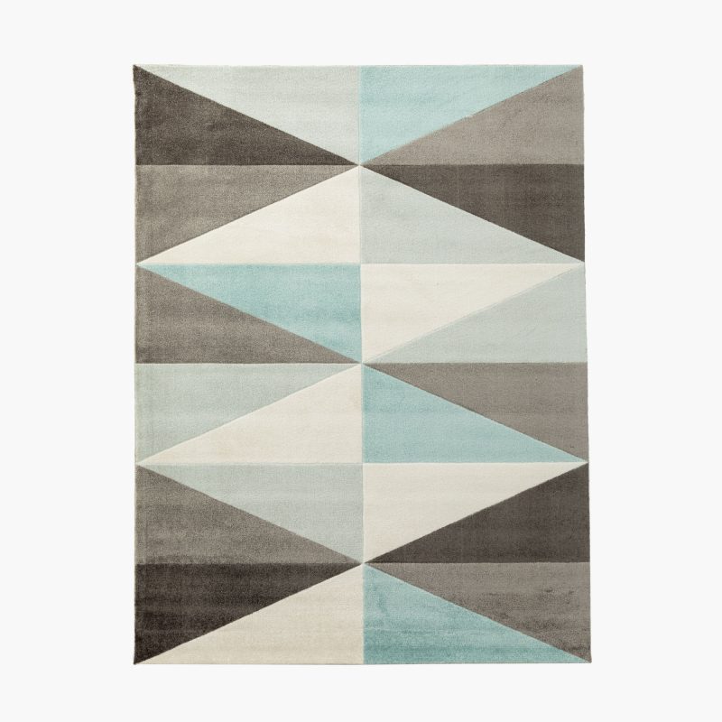 GEOMETRIC DESIGN AREA RUG