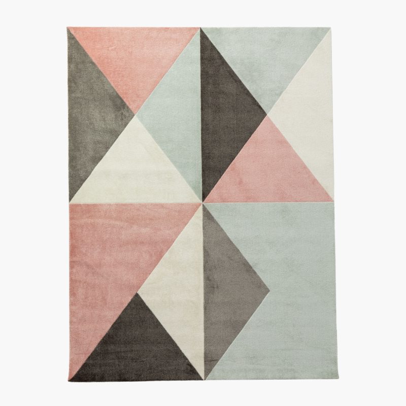 GEOMETRIC DESIGN AREA RUG