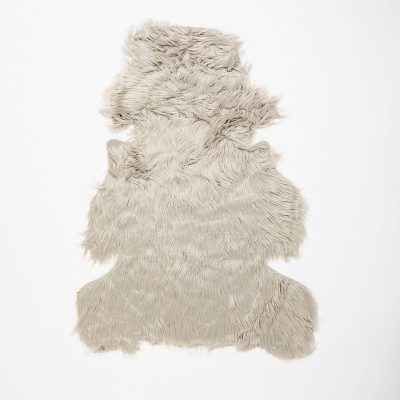 FAUX FUR ACCENT RUG