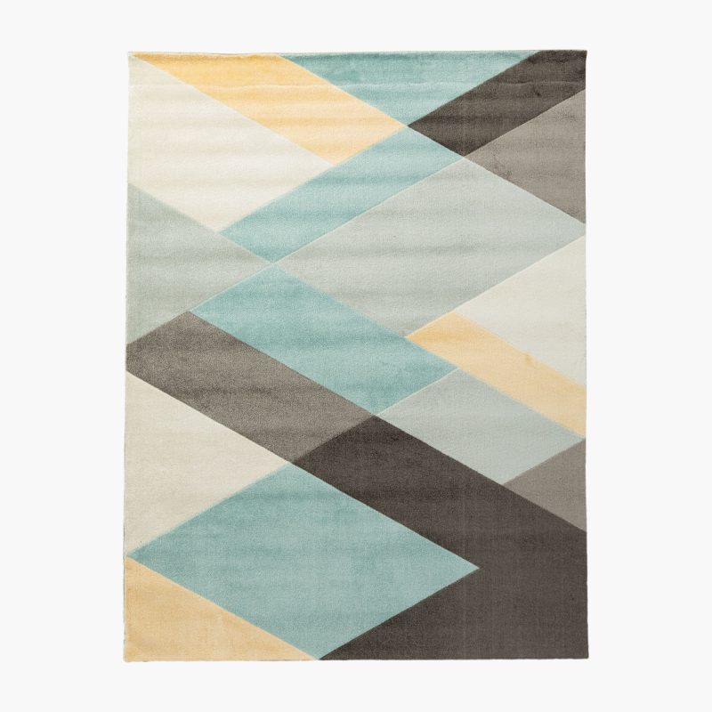 GEOMETRIC DESIGN AREA RUG
